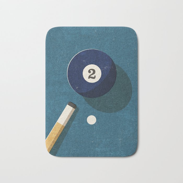 BILLIARDS / Ball 2 Bath Mat Gallery Image 1