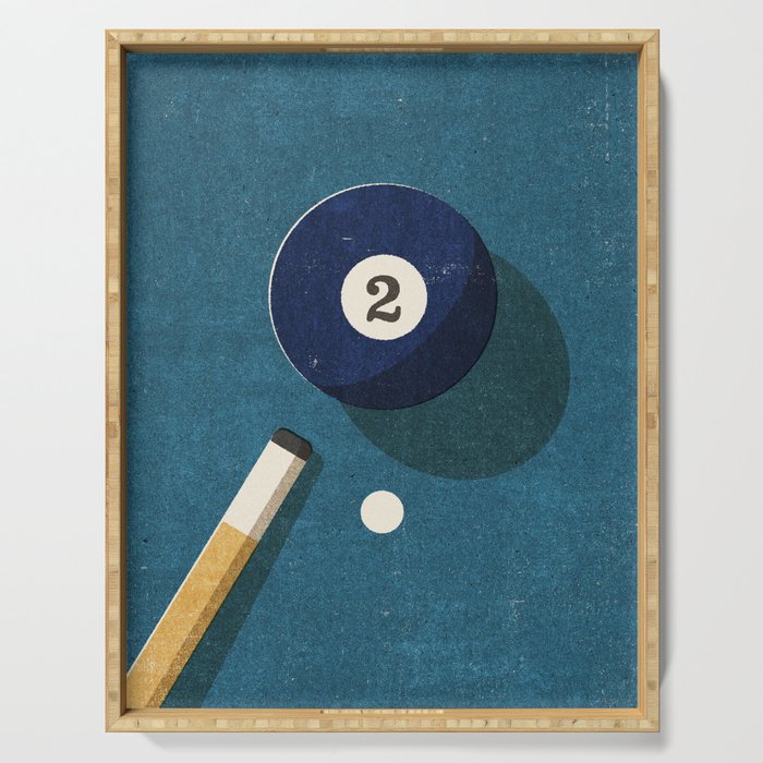 BILLIARDS / Ball 2 Serving Tray Gallery Image 1
