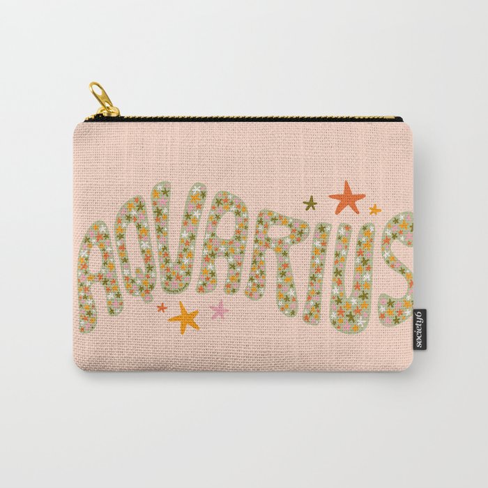 Starry Aquarius Carry All Pouch Gallery Image 1