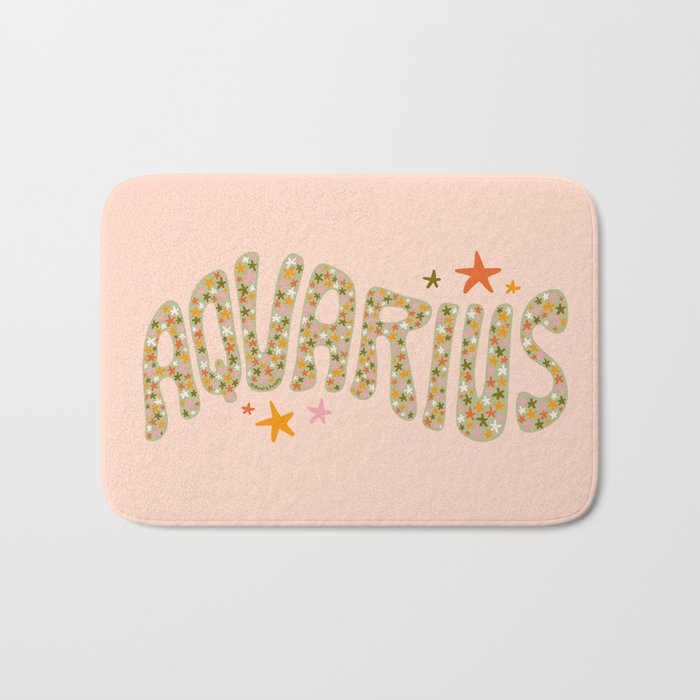 Starry Aquarius Bath Mat Gallery Image 1