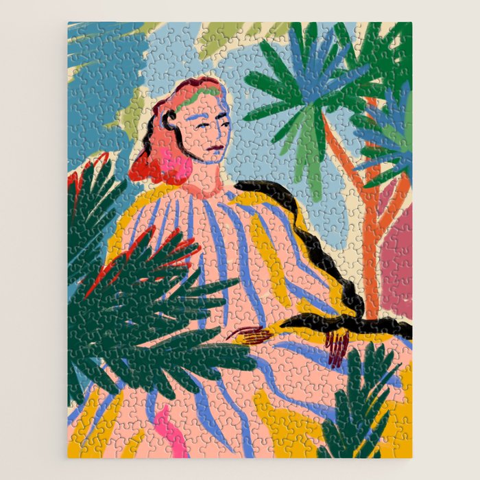 WOMAN IN NATURE Jigsaw Puzzle Gallery Image 1