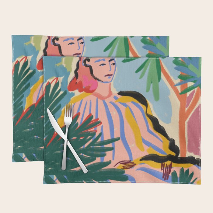 WOMAN IN NATURE Placemat Gallery Image 1