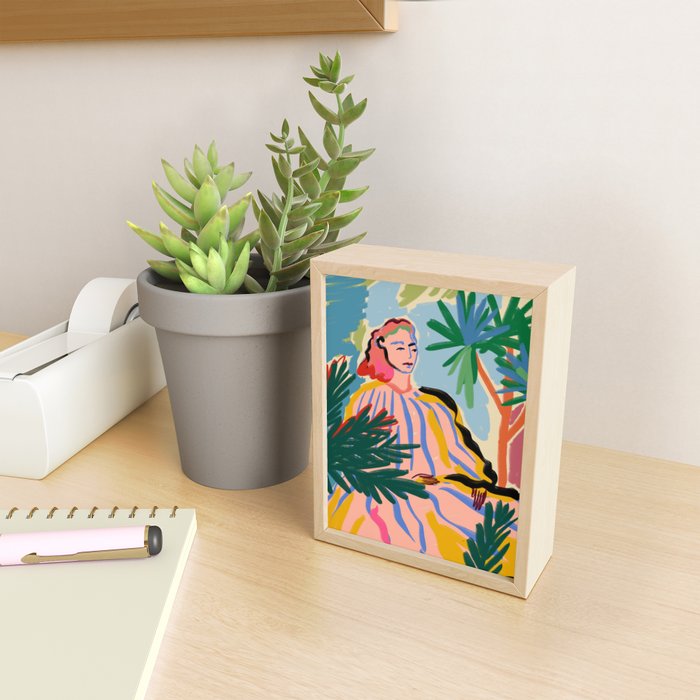 WOMAN IN NATURE Mini Art Print Gallery Image 2