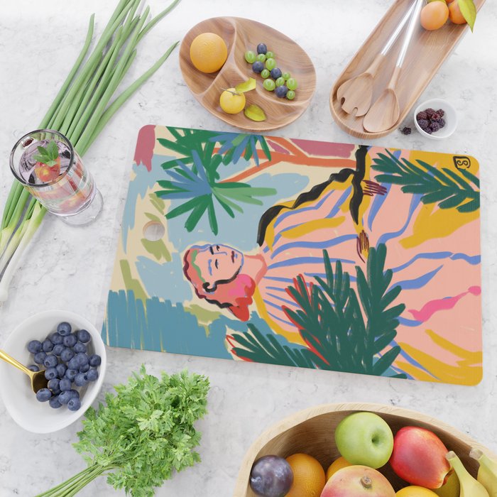 WOMAN IN NATURE Cutting Board Gallery Image 2