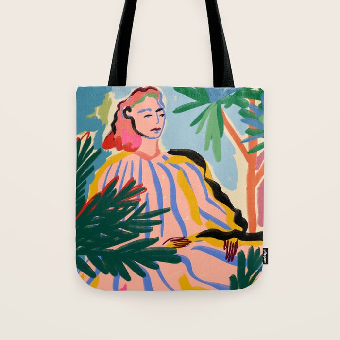 WOMAN IN NATURE Tote Bag Gallery Image 1