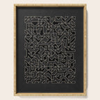 Classy Elegant Black White Gray Modern Artwork Serving Tray Gallery Image 1
