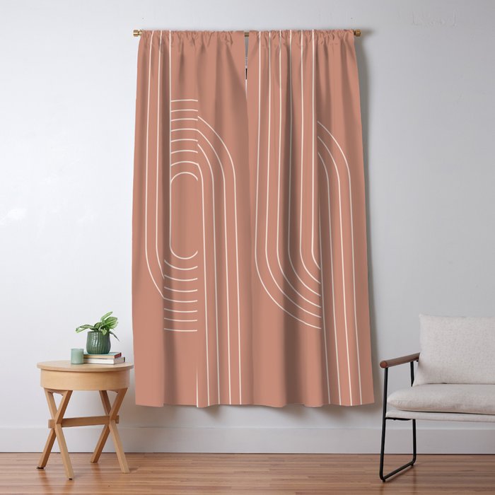 Oval Lines Abstract XXXI Window Curtain Gallery Image 5