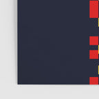 Classic 80s Video Game Retro Stripes Pixel Drops - Ayakazu Poster Gallery Image 3