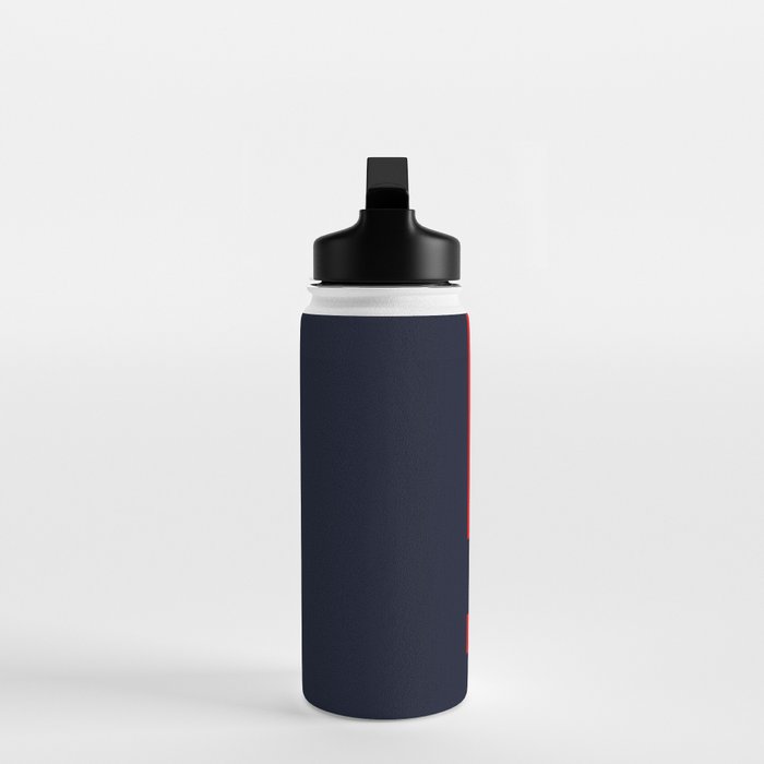 Classic 80s Video Game Retro Stripes Pixel Drops - Ayakazu Water Bottle Gallery Image 3