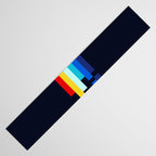 Classic 80s Video Game Retro Stripes Pixel Drops - Ayakazu Table Runner Gallery Image 3