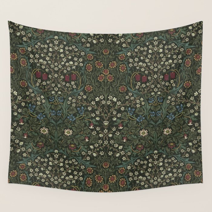 Blackthorn by William Morris Wall Tapestry Gallery Image 1
