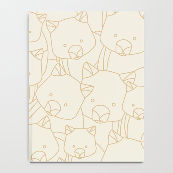 Minimalist Wombat Notebook Gallery Image 4