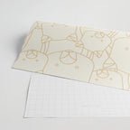 Minimalist Wombat Wrapping Paper Gallery Image 2