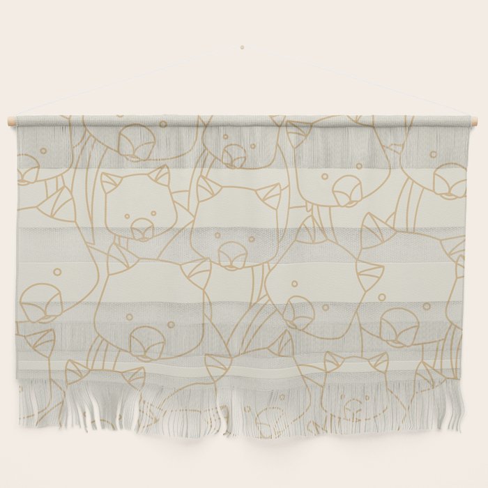 Minimalist Wombat Wall Hanging Gallery Image 1
