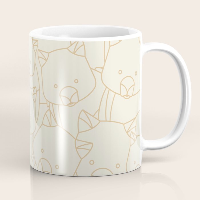 Minimalist Wombat Coffee Mug Gallery Image 1