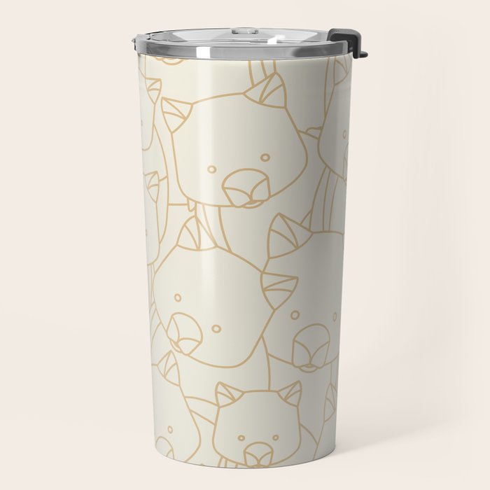 Minimalist Wombat Travel Mug Gallery Image 2