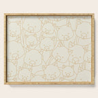 Minimalist Wombat Serving Tray Gallery Image 1