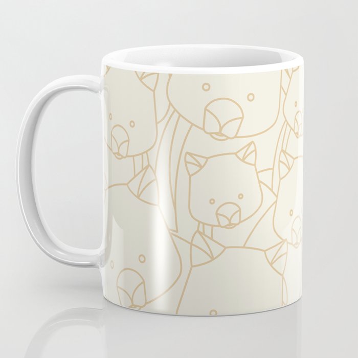 Minimalist Wombat Coffee Mug Gallery Image 3