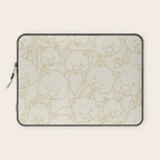 Minimalist Wombat Laptop Sleeve Gallery Image 1