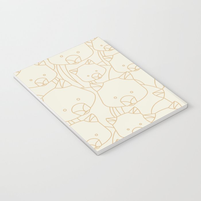 Minimalist Wombat Notebook Gallery Image 3
