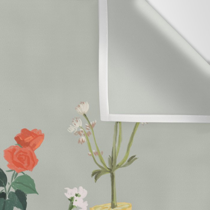 Still Life with Citrus and Flowers Wall Tapestry Gallery Image 3
