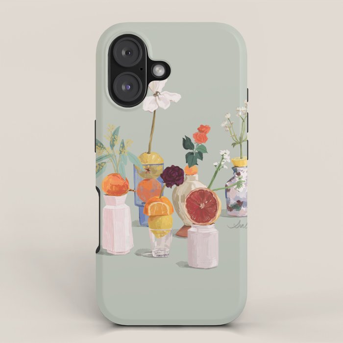 Still Life with Citrus and Flowers iPhone Case Gallery Image 1