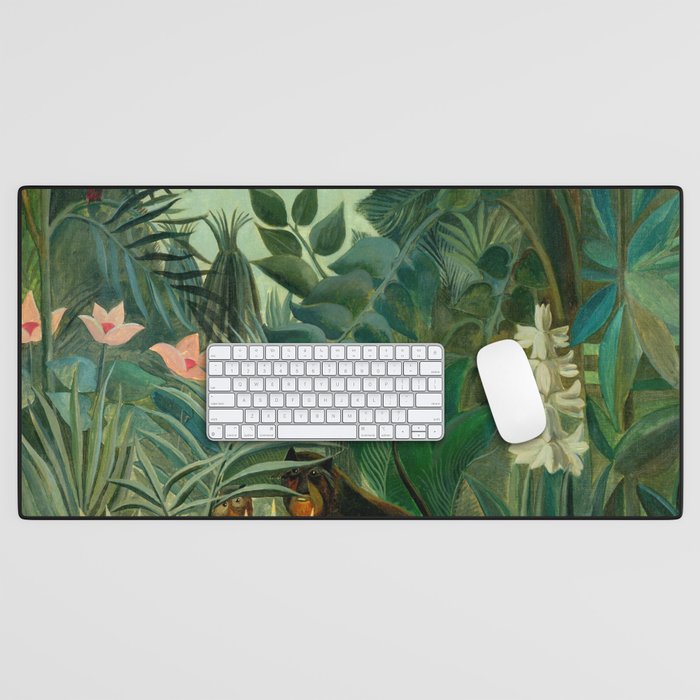 Henri Rousseau "The Equatorial Jungle" Desk Mat Gallery Image 1