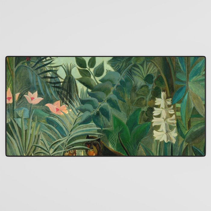 Henri Rousseau "The Equatorial Jungle" Desk Mat Gallery Image 3