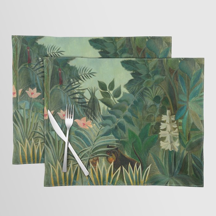 Henri Rousseau "The Equatorial Jungle" Placemat Gallery Image 1