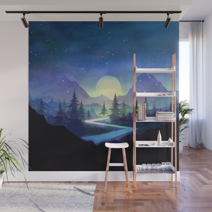 Touching the Stars Wall Mural Gallery Image 1