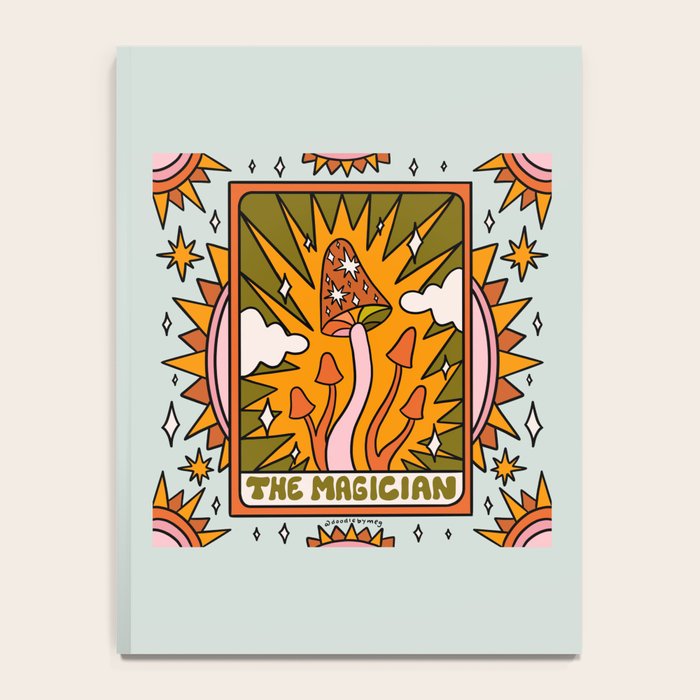 1. The Magician Mushroom Notebook Gallery Image 4