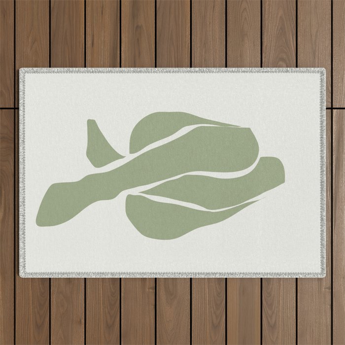 Abstract Woman 12 Outdoor Rug Gallery Image 1