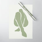 Abstract Woman 12 Wrapping Paper Gallery Image 1