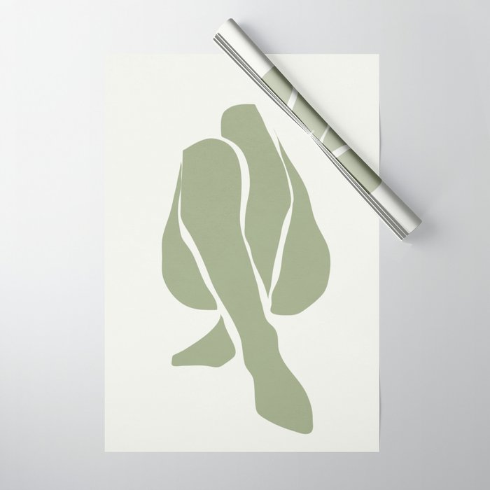 Abstract Woman 12 Wrapping Paper Gallery Image 1