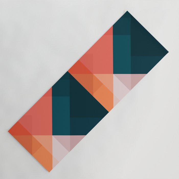 Geometric 1708 Yoga Mat Gallery Image 1