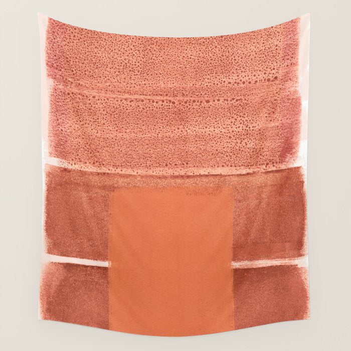 colorfields autumn orange Wall Tapestry Gallery Image 4
