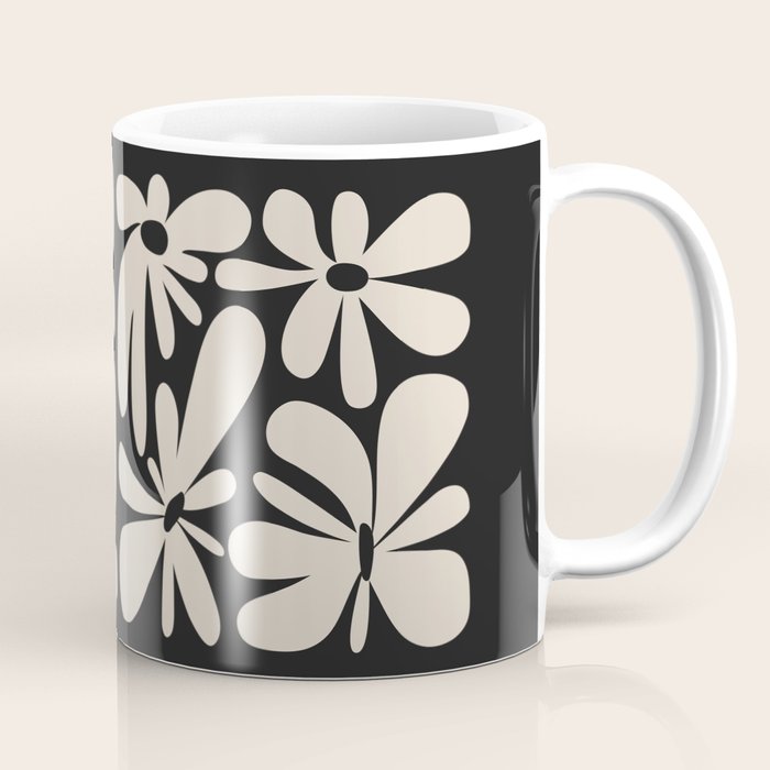 Bloom: Black & White Matisse Edition Coffee Mug Gallery Image 1