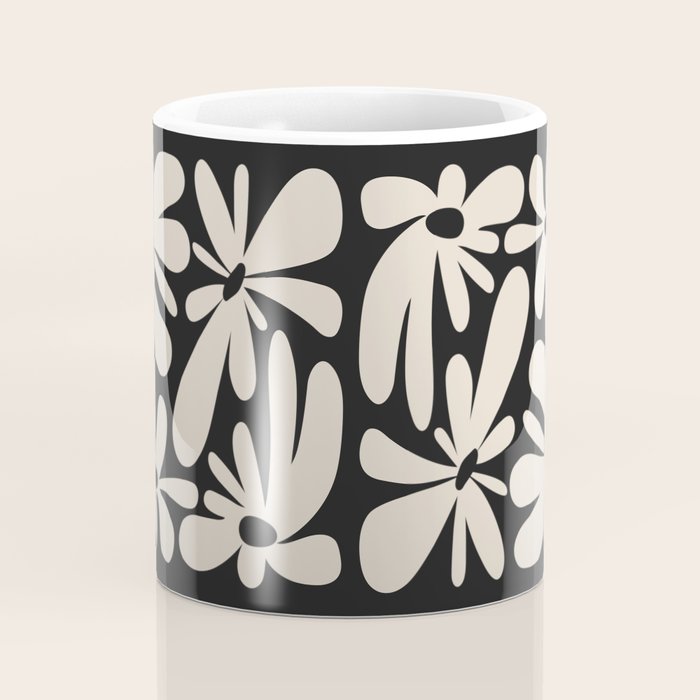 Bloom: Black & White Matisse Edition Coffee Mug Gallery Image 4