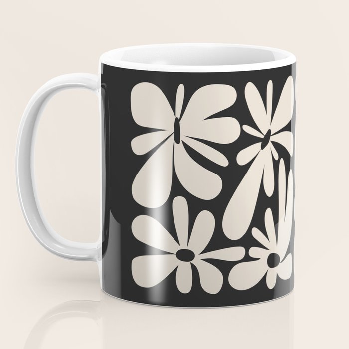 Bloom: Black & White Matisse Edition Coffee Mug Gallery Image 3