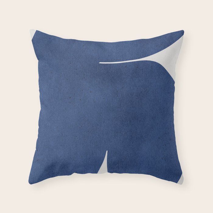 Abstract E017 Throw Pillow Gallery Image 1