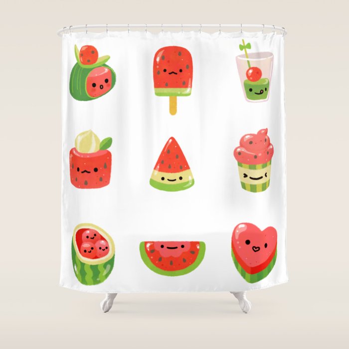 Watermelon Shower Curtain Gallery Image 1