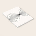 Geometric Orb Shapes - Black and White Notebook Gallery Image 3