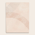 calming essentials Curved Lines chalky peach Notebook Gallery Image 4