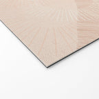 calming essentials Curved Lines chalky peach Welcome Mat Gallery Image 2