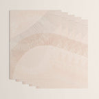 calming essentials Curved Lines chalky peach Wrapping Paper Gallery Image 3
