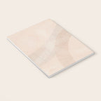 calming essentials Curved Lines chalky peach Notebook Gallery Image 3