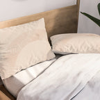 calming essentials Curved Lines chalky peach Pillow Sham Gallery Image 2