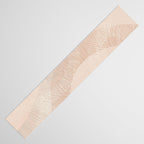 calming essentials Curved Lines chalky peach Table Runner Gallery Image 3
