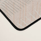calming essentials Curved Lines chalky peach Desk Mat Gallery Image 4