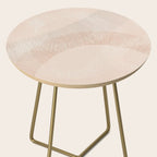 calming essentials Curved Lines chalky peach Side Table Gallery Image 2